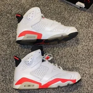 Jordan | Shoes | 24 Jordan White Infrared 6s Size 95m | Poshmark